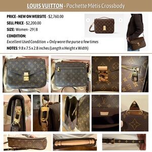 Louis Vuitton Monogram Pochette Métis Bag